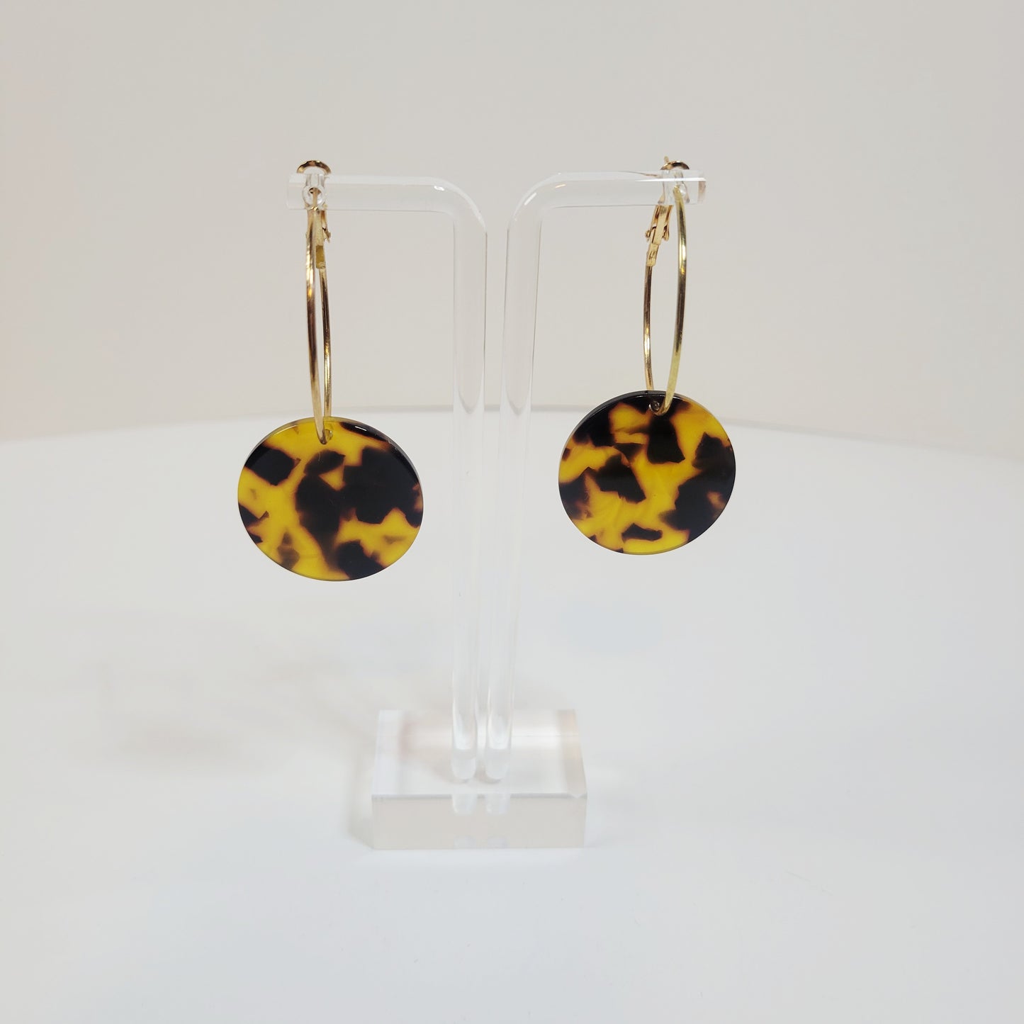 Carey Patterned Hoop Earrings