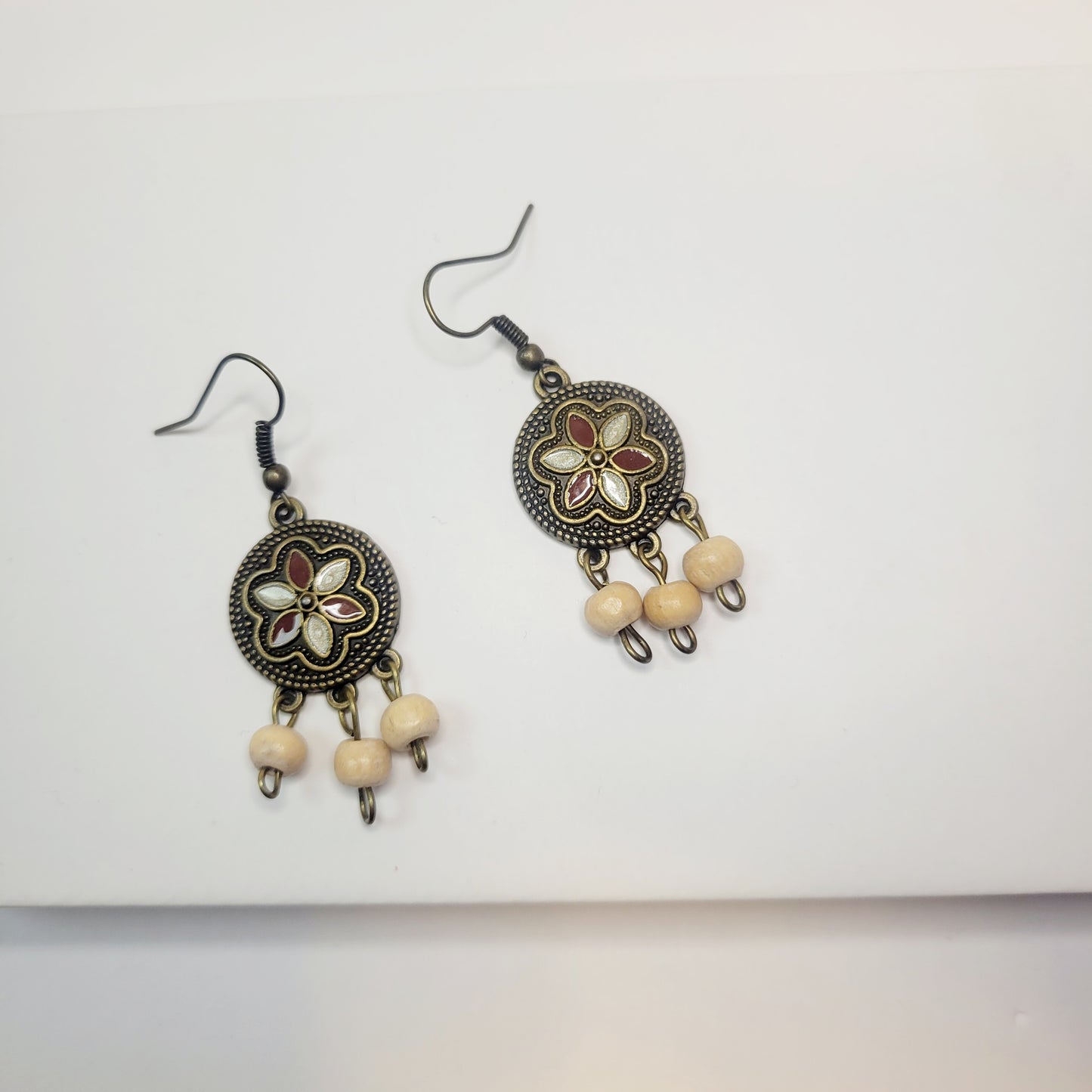 Boho Drop Circle Earings