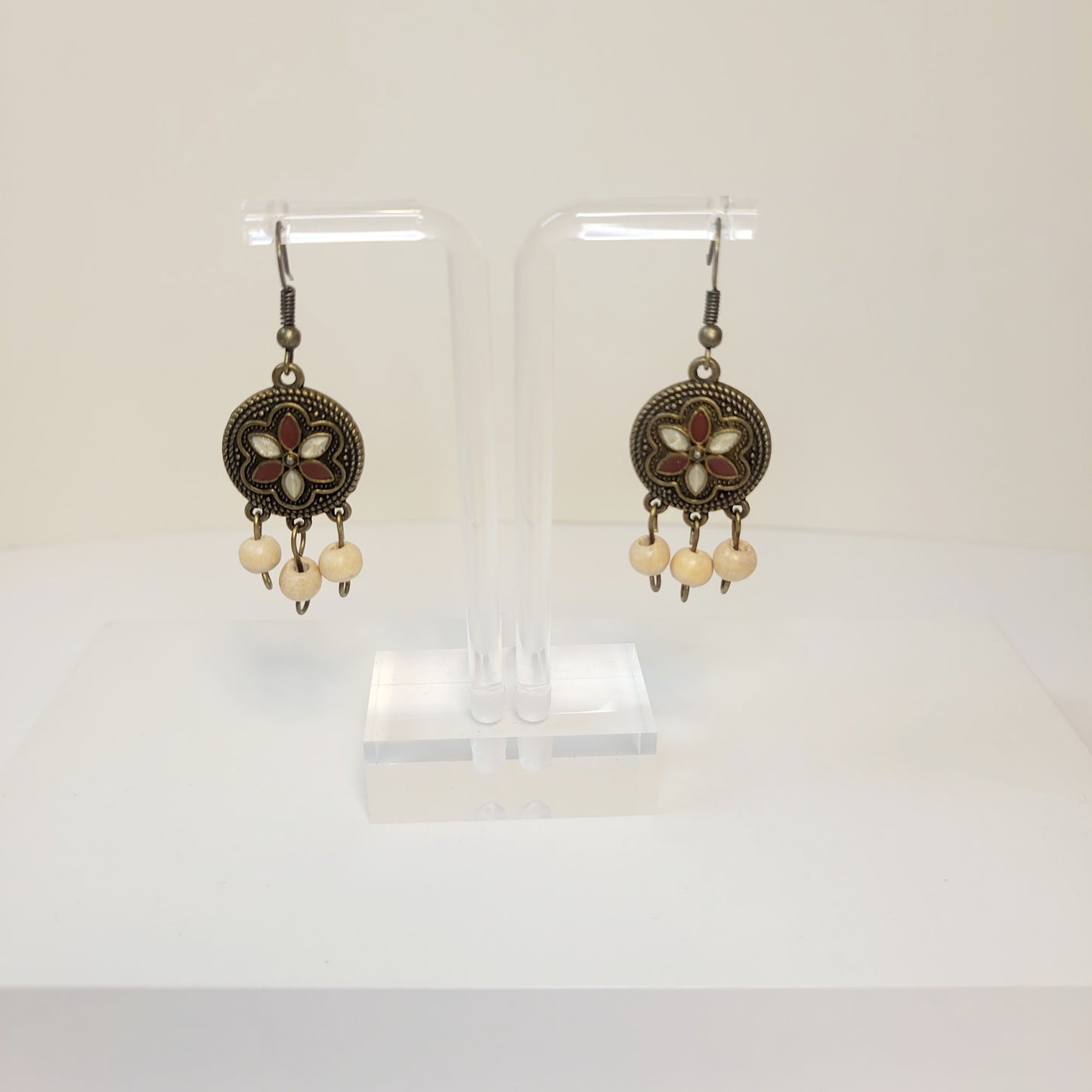 Boho Drop Circle Earings