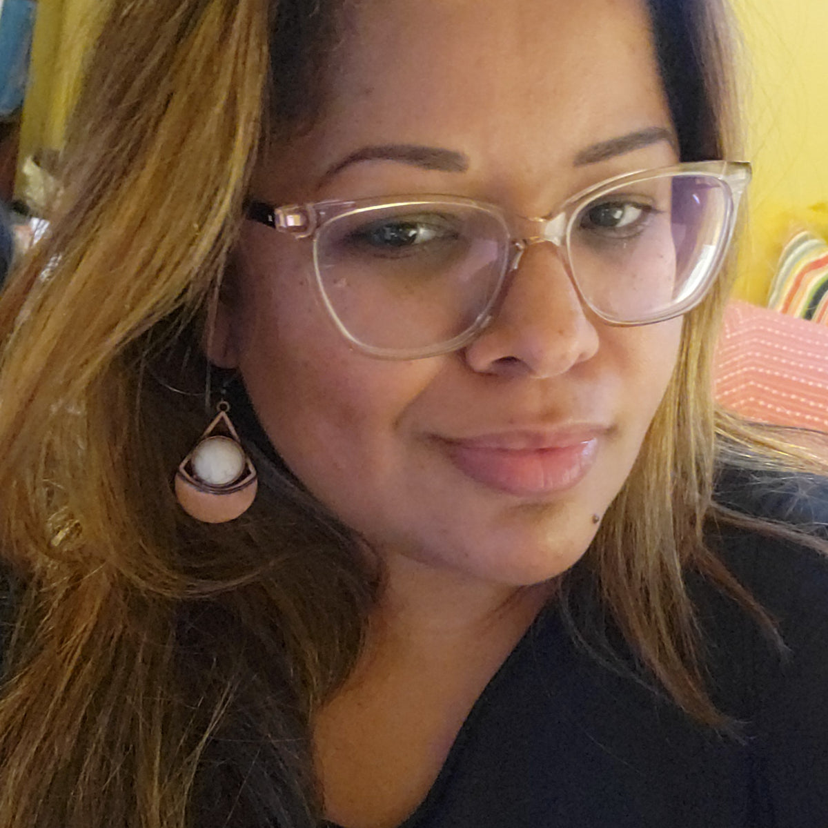 Marble Tear Drop Earrings