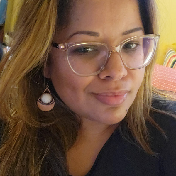 Marble Tear Drop Earrings