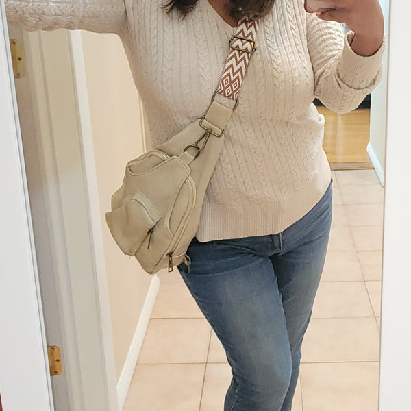 All The Feels PU Leather Sling Bag