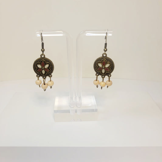Boho Drop Circle Earings