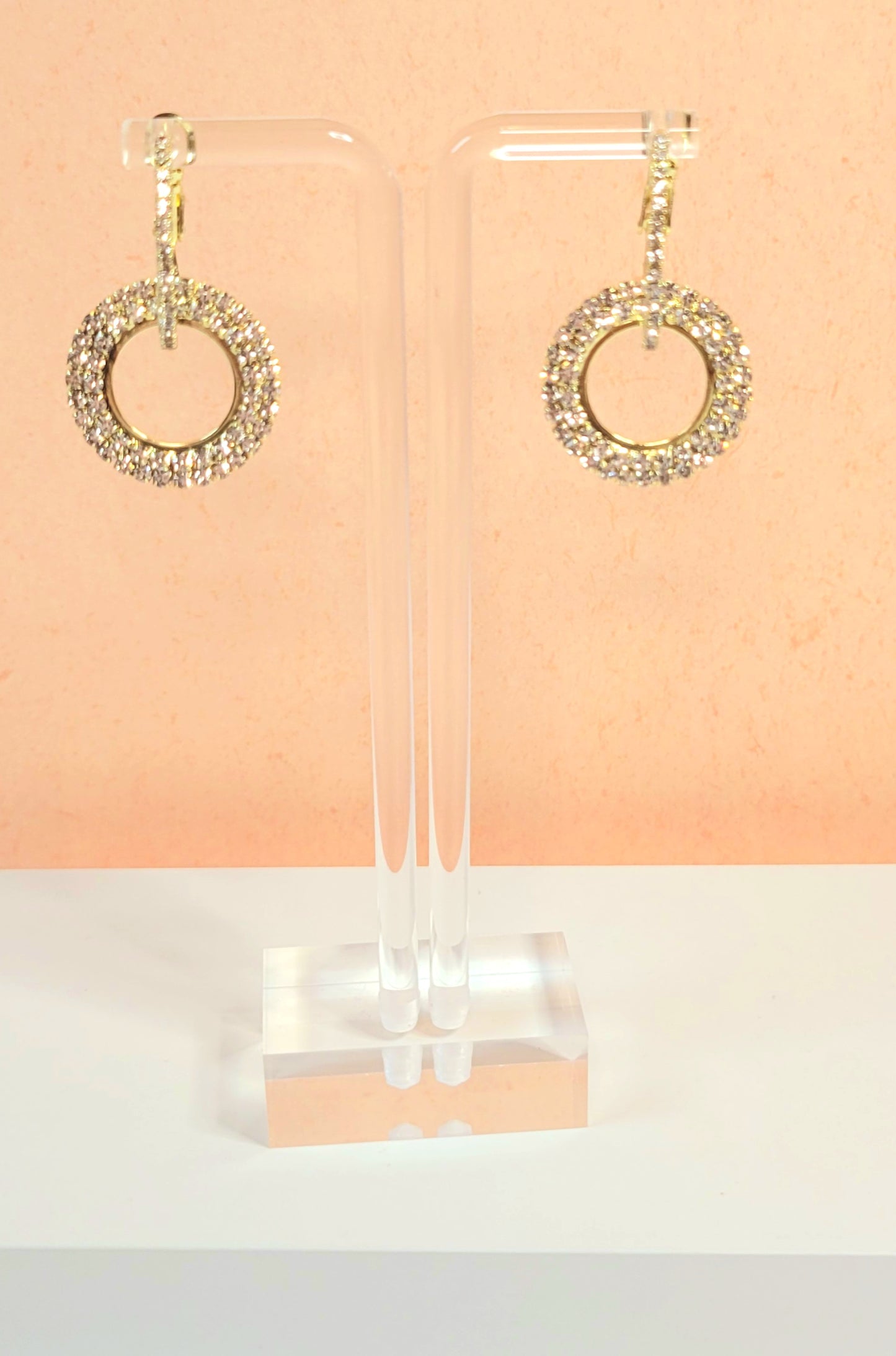 Sparkle Around Drop Earrings.